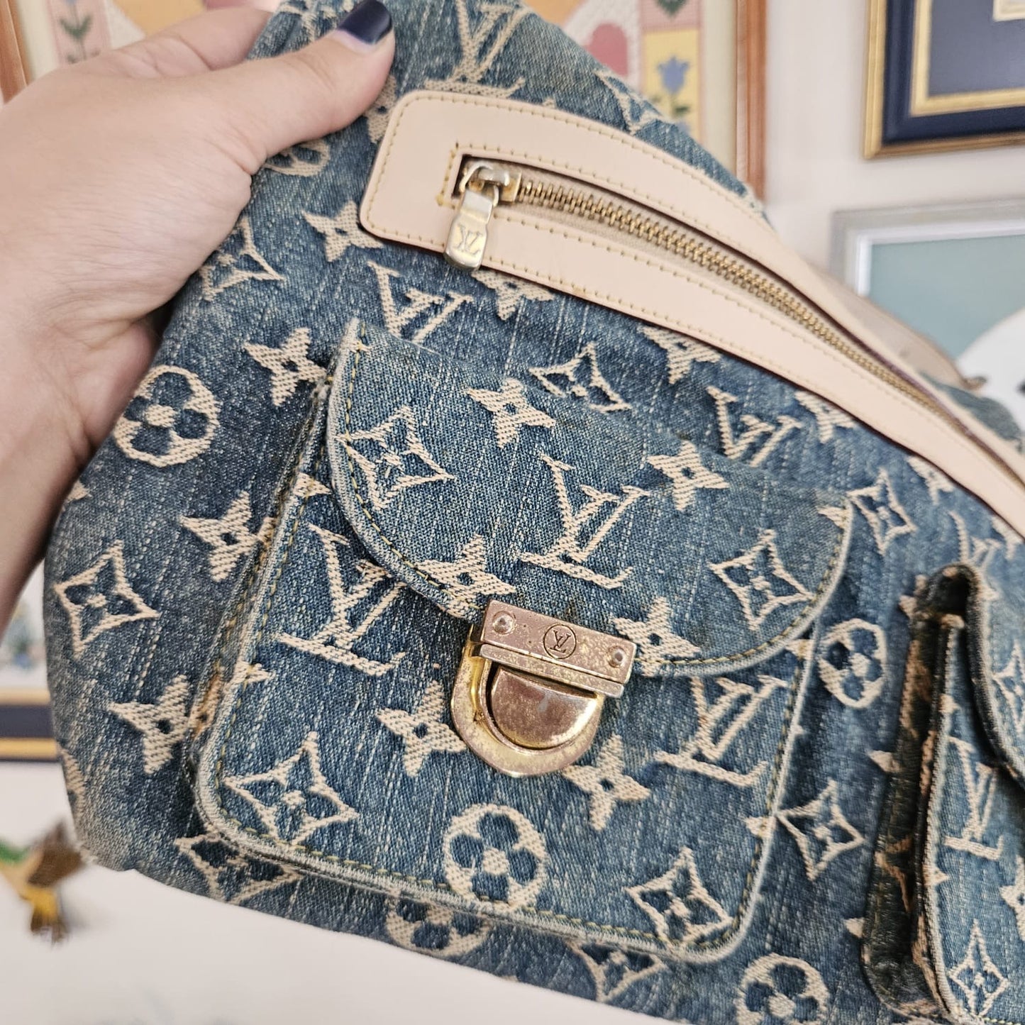 Vintage Denim Shoulderbag