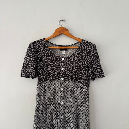 Vintage Button Dress (size 12)