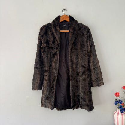 Sissy Boy Faux Fur Coat (size S)