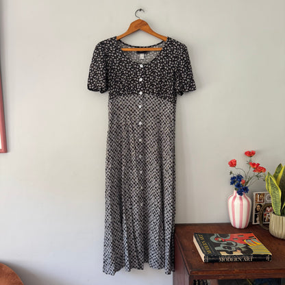 Vintage Button Dress (size 12)