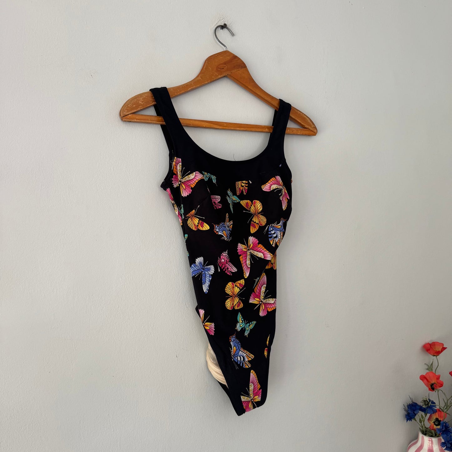 Vintage Butterfly Swimsuit (size SM)