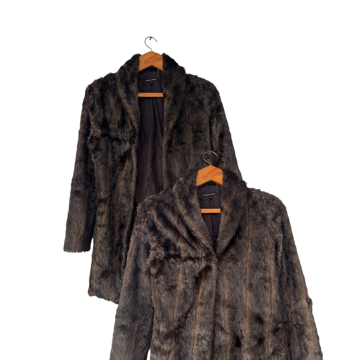 Sissy Boy Faux Fur Coat (size S)