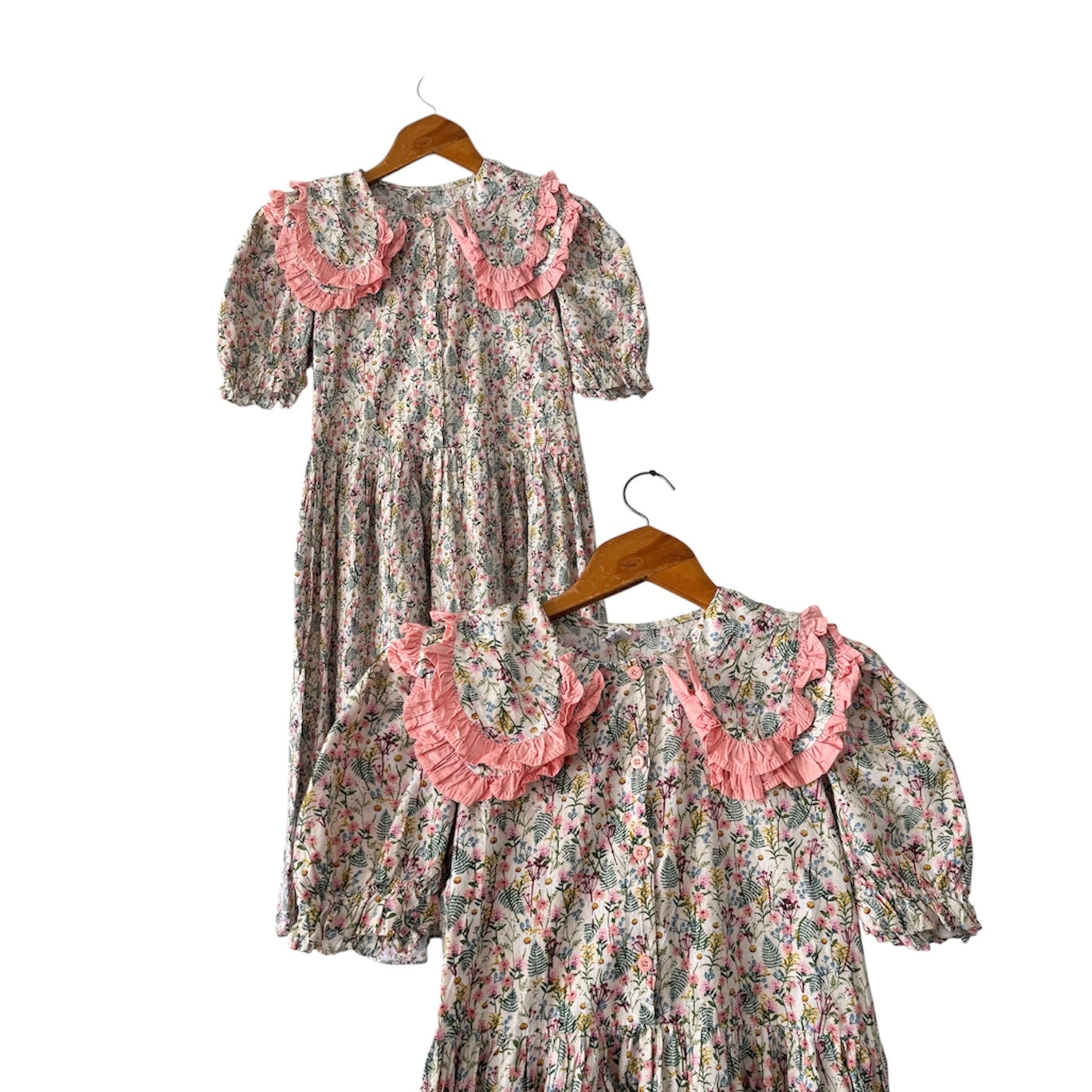 Floral Collared Dress (size S)