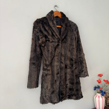 Sissy Boy Faux Fur Coat (size S)