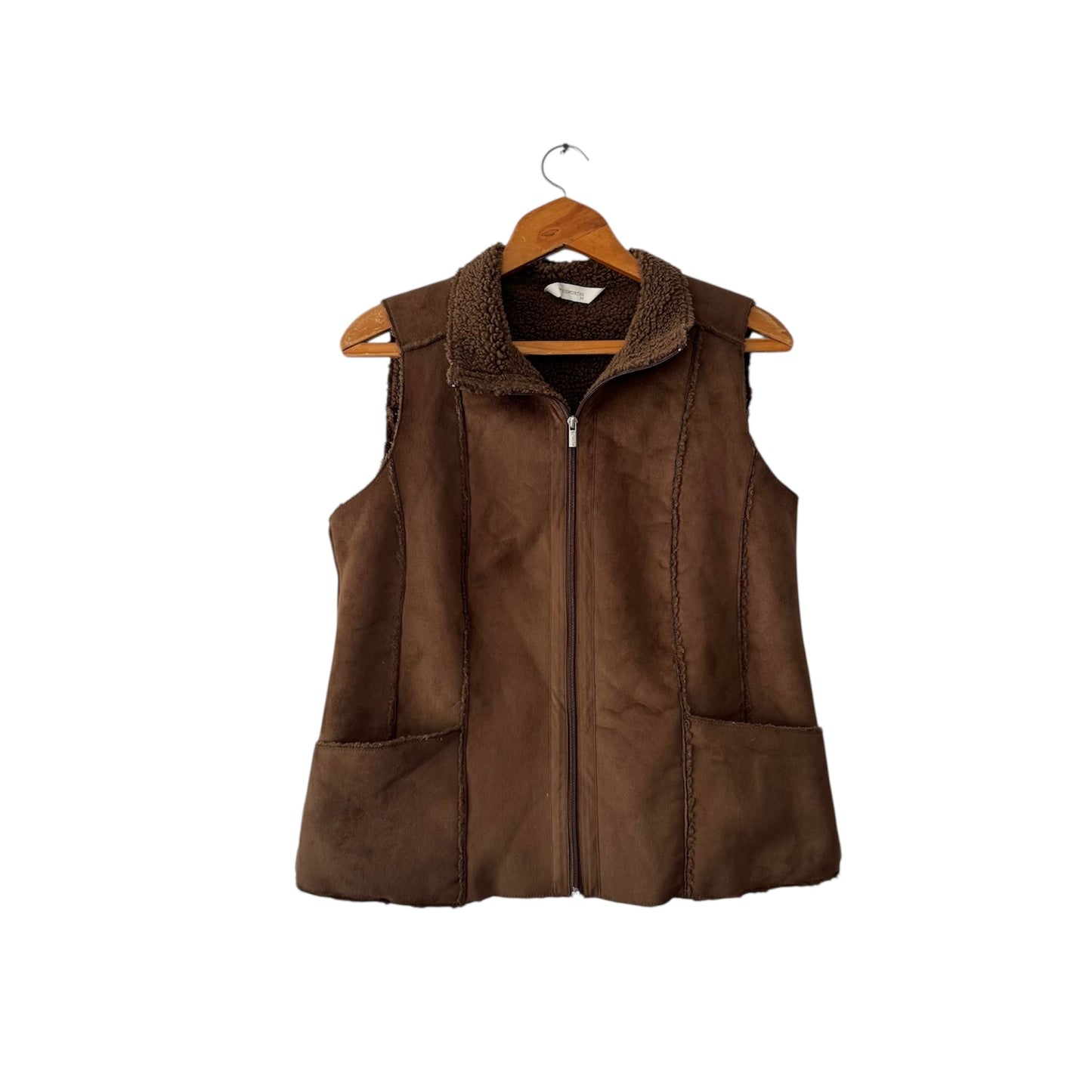 Faux Suede Gilet (size ML)