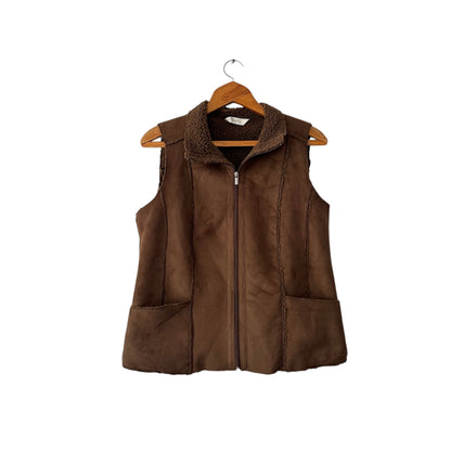 Faux Suede Gilet (size ML)