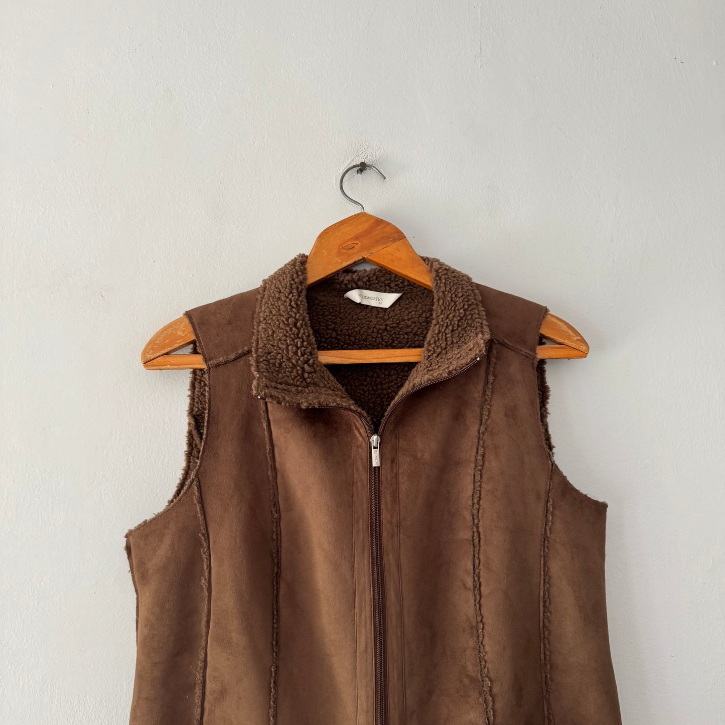 Faux Suede Gilet (size ML)