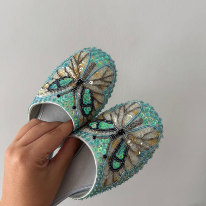 Butterfly Sequin Slips (UK4)