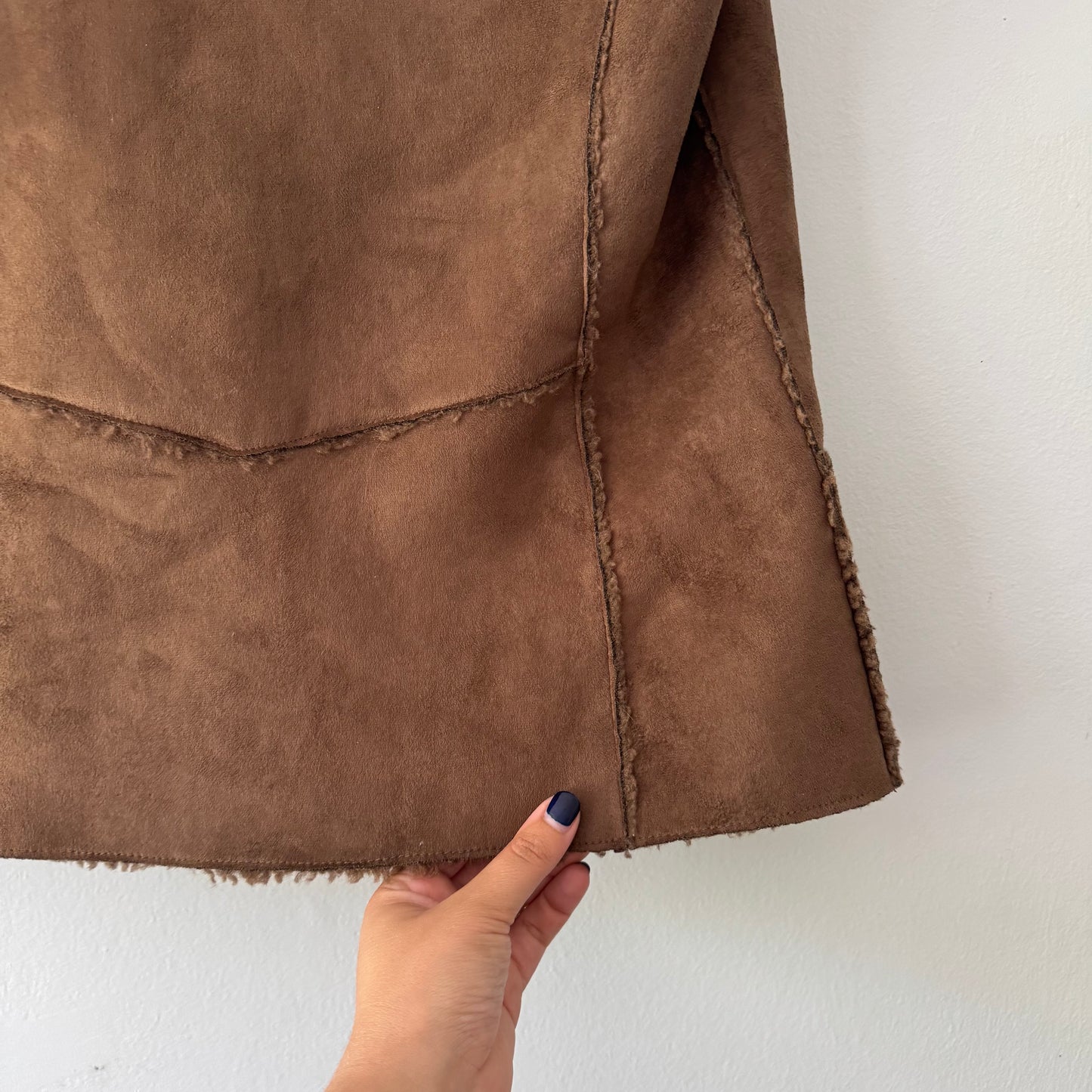 Faux Suede Gilet (size ML)