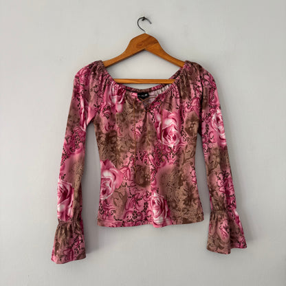 Flared Sleeve Top (size 8-10)