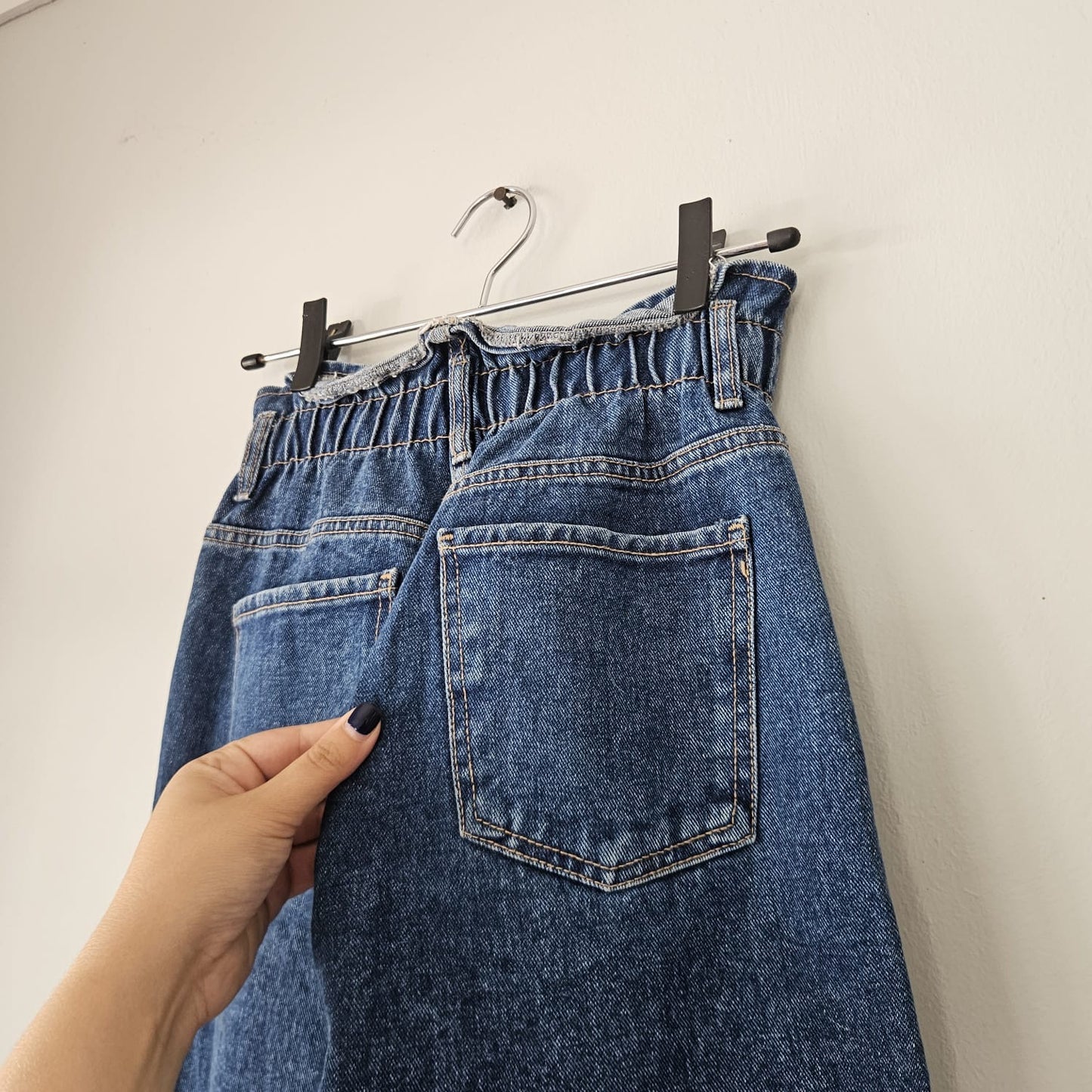 High-waisted Jeans (size S)
