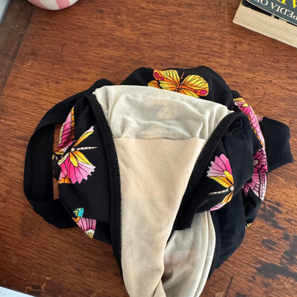 Vintage Butterfly Swimsuit (size SM)