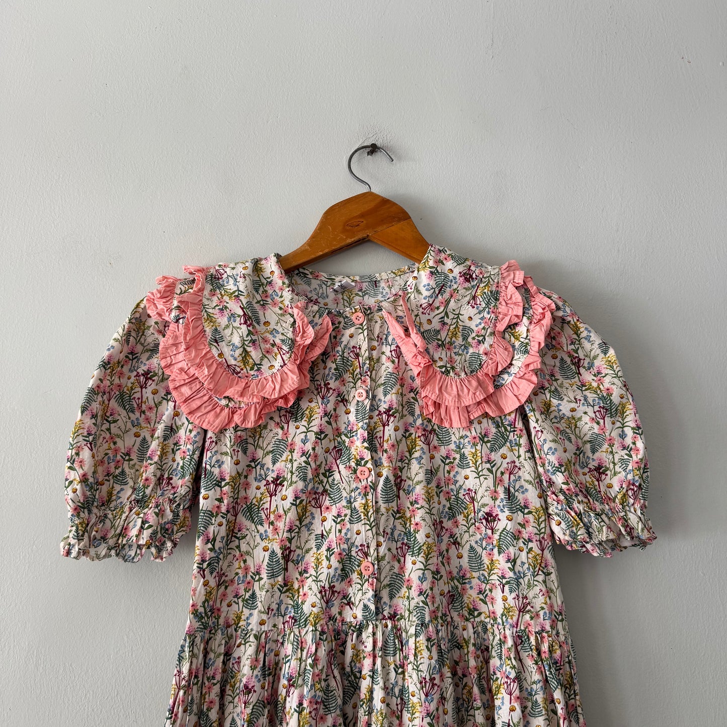 Floral Collared Dress (size S)