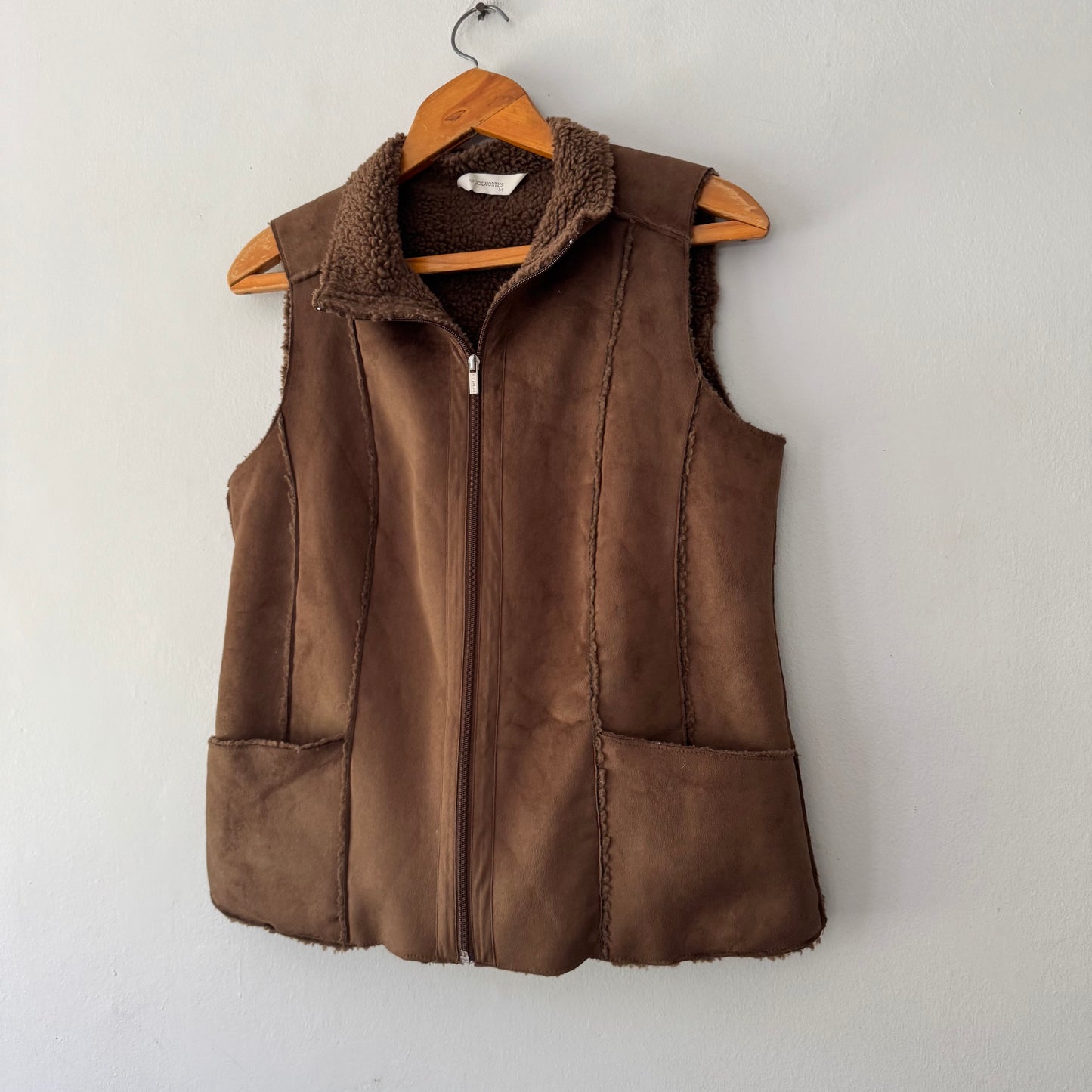 Faux Suede Gilet (size ML)