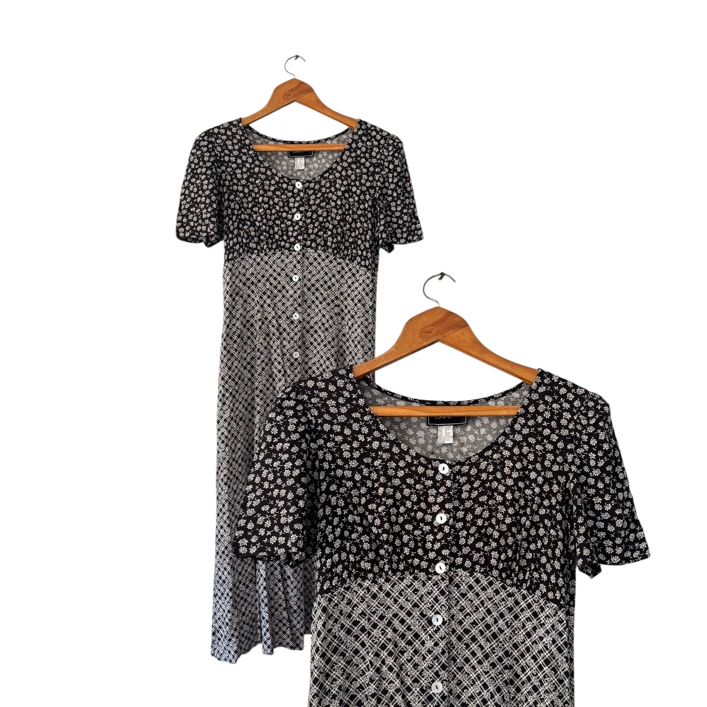 Vintage Button Dress (size 12)