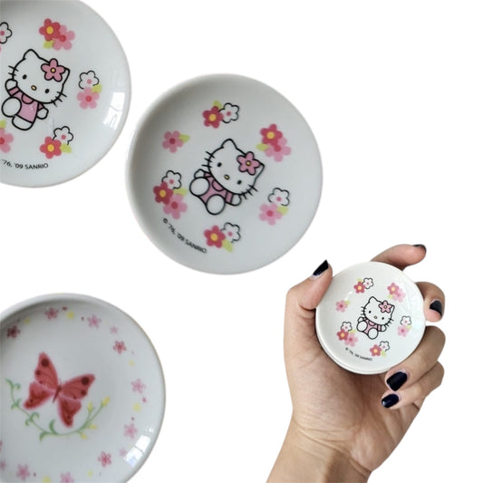Hello Kitty/Butterfly Mini Plates