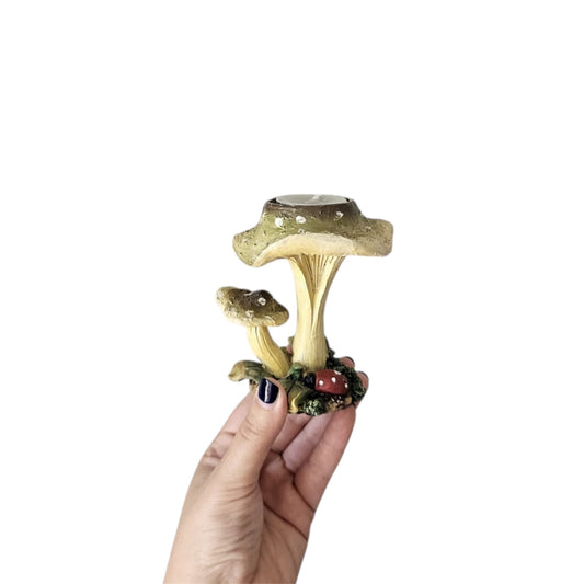 Mushroom Candle Holder