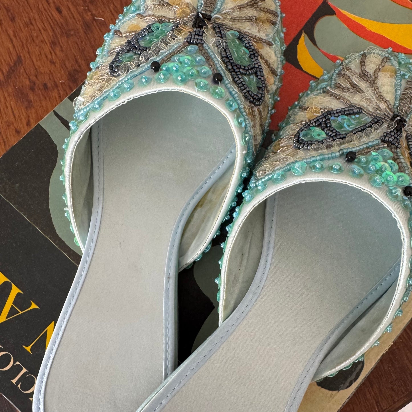 Butterfly Sequin Slips (UK4)