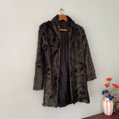 Sissy Boy Faux Fur Coat (size S)