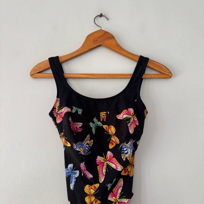 Vintage Butterfly Swimsuit (size SM)