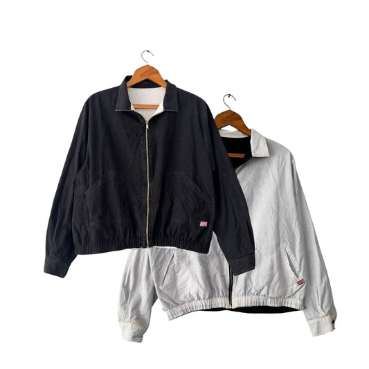 Vintage Marlboro Reversible Canvas-like Jacket (size M (M), L (L))