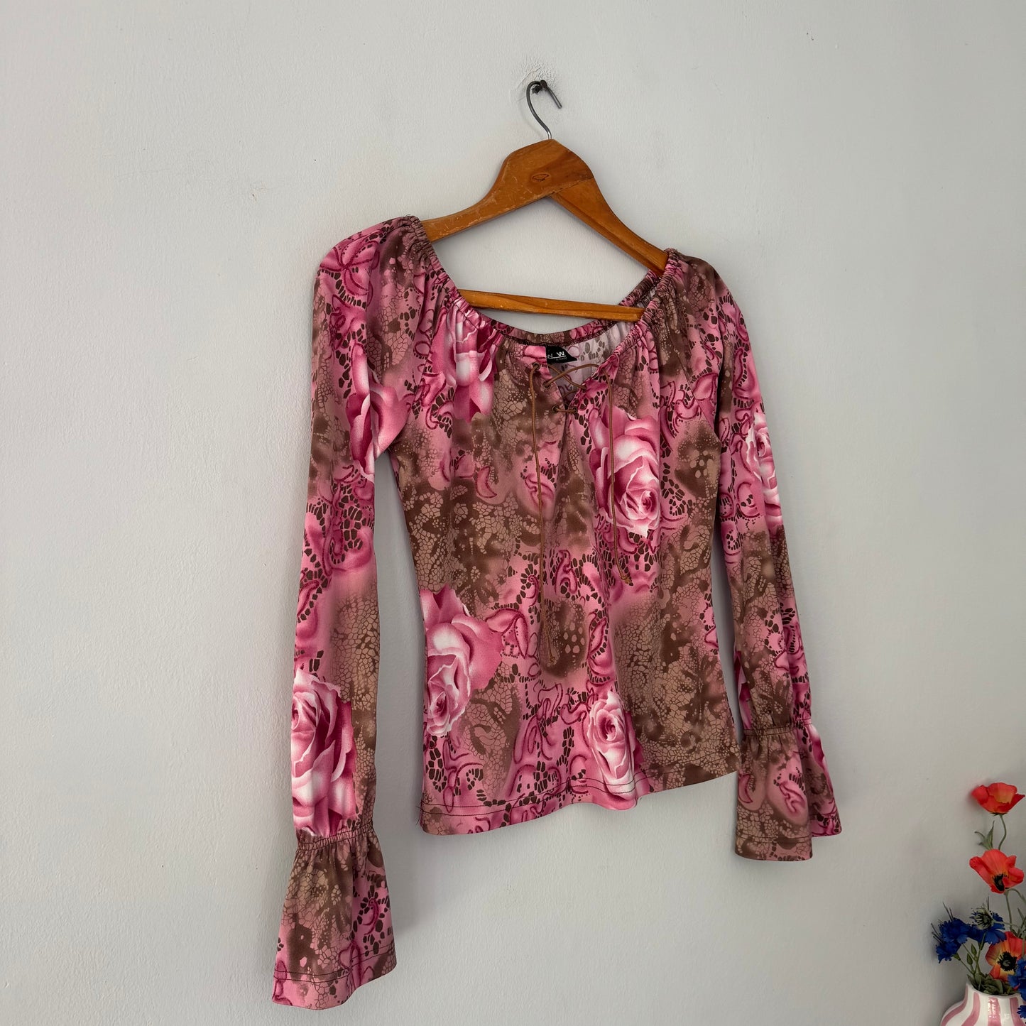 Flared Sleeve Top (size 8-10)